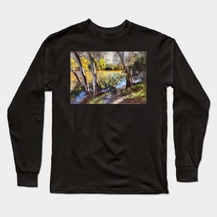 'Golden Wattle, Goulburn River' Long Sleeve T-Shirt